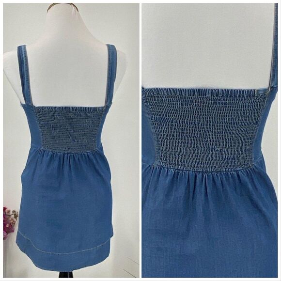 Forever 21 Denim Sun Dress Small - Picture 3 of 6
